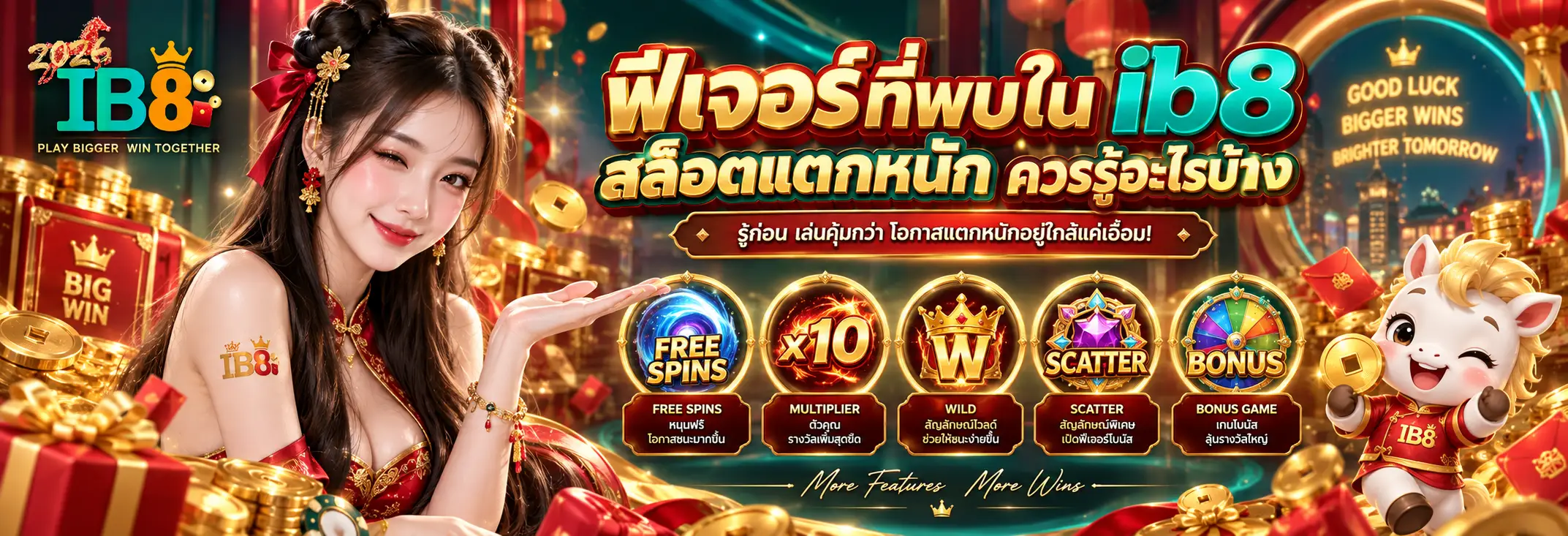 ฟีเจอร์ที่พบใน ib8 สล็อตแตกหนัก ควรรู้อะไรบ้าง